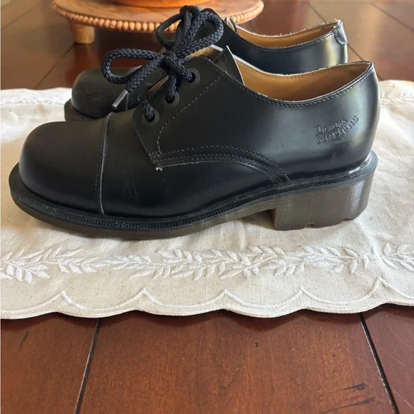 Dr. Martens Black Leather Oxfords - Picture 2 of 8